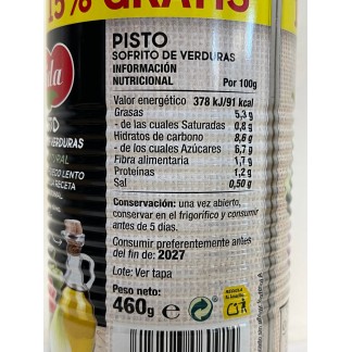 Pisto y Sofrito de Verduras Casero | Pisto en Conserva Casero