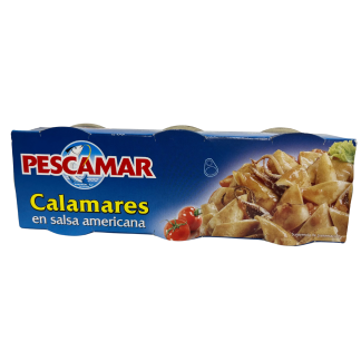 Precio Pack-3 Calamares en Salsa Americana Pescamar Cerca de Mí