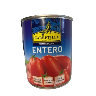 Tomate entero conserva Carretilla 800 gr | Precio Online